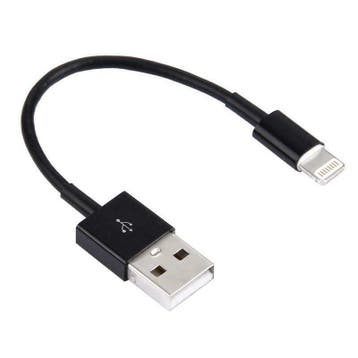 Korte Oplader en Data USB Kabel voor iPhone of iPad 10cm., Verzenden, Nieuw, Snoer of kabel, Apple iPhone