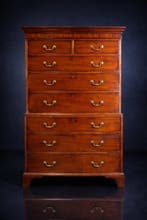 Chest-on-chest / Tallboy - Ladekast - Mahonie