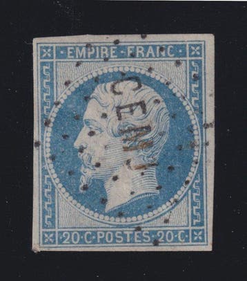 Frankrijk 1863/1866 - Empire ND, nr. 14B, Gestempeld