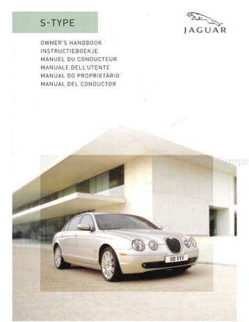 2006 JAGUAR S-TYPE INSTRUCTIEBOEKJE SPAANS