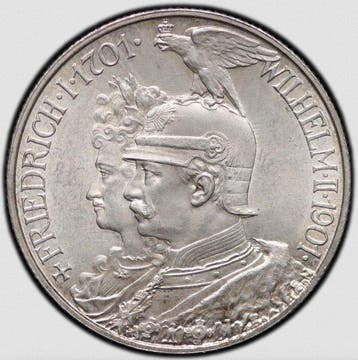 Duitsland, Pruisen Wilhelm II. 2 Mark 1901 - PCGS MS63