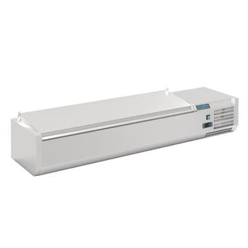 Polar G-serie opzetkoelvitrine met deksel 6x GN 1/4, Verzenden, Nieuw in verpakking