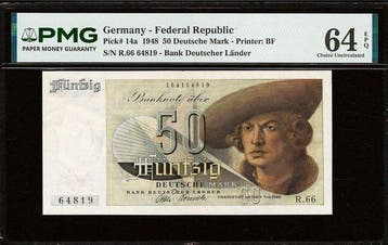 Duitsland. - 50 Deutsche Mark 1948 - Pick 14a (Zonder