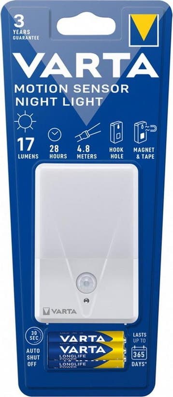 VARTA Nacht Lamp met Bewegingssensor - Wit, Ophalen of Verzenden, Nieuw