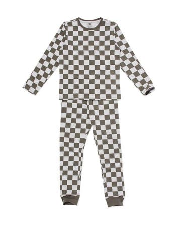 HEMA Kinderpyjama blokken grijs, Verzenden, Nieuw
