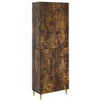 vidaXL Kastenset 2 pcs Gerookt eiken 66 x 34,5 x 95 cm, Verzenden, Nieuw