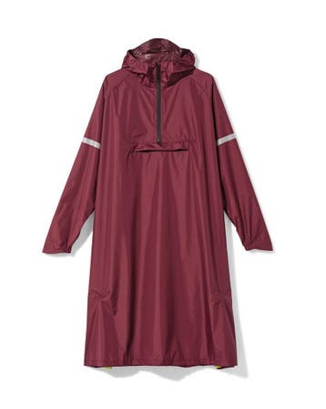 HEMA Regenponcho voor volwassenen Puck donkerrood, Verzenden, Nieuw