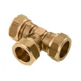 BONFIX Knel messing T-stuk 12 mm, Ophalen of Verzenden, Nieuw
