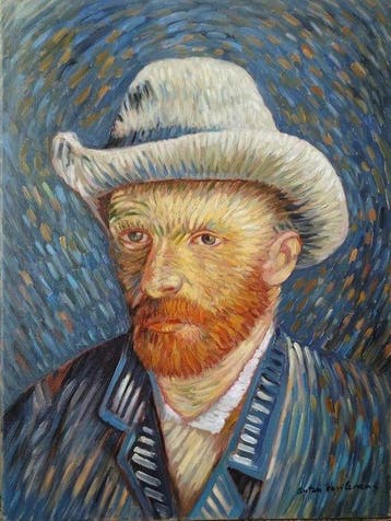 Anton Vasilenko (XX-XXI) - Autoritratto di Van Gogh, da Van