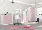 Stijlvolle Kinderkast Wit/Roze | MDF | Scherpe Prijs, Huis en Inrichting, Kasten | Kledingkasten, Nieuw, Modern, 50 tot 100 cm