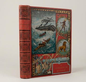 J.-R. Wyss - Le Robinson Suisse - Cartonnage déditeur -