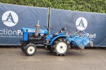 Veiling: Minitractor Iseki TX1410 Diesel 14pk Met Grondfrees, Gebruikt, Tot 2500, Tot 80 Pk, Ophalen
