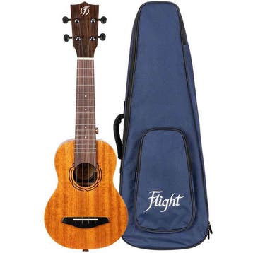 Flight NUS500 Soprano Ukulele met Solid Mahogany Top,, Ophalen of Verzenden, Nieuw