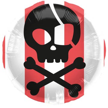Folieballon Pirate Party Doodshoofd (45cm), Ophalen of Verzenden, Nieuw