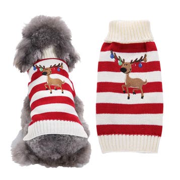 Honden Kersttrui Streep rood hert (Kerstmis), Ophalen of Verzenden, Nieuw, Hondenvest