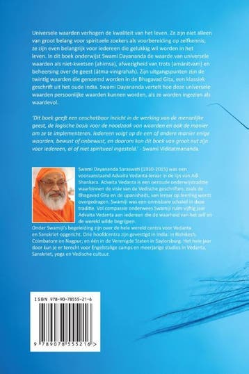 De waarde van waarden 9789078555216 Swami Dayananda, Boeken, Verzenden, Zo goed als nieuw, Swami Dayananda