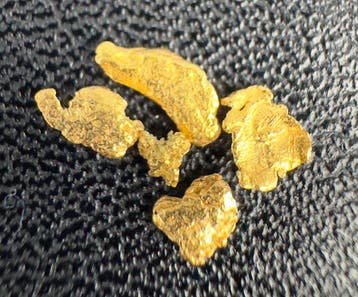Goud Goud nugget- 0.35 g - (5)