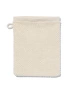 HEMA Tweedekans washand recycled katoen 16x21 ecru, Verzenden, Nieuw
