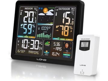 LONQ Q5 - Draadloos Weerstation - 16 functies - Incl. DCF, Verzenden, Nieuw
