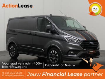 Ford Transit Custom Bestelbus L1 H1 2021 Diesel Automaat, Auto's, Automaat, Zwart, Diesel, Nieuw