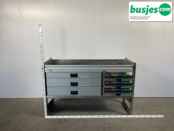 Aluca bedrijfswageninrichting 1500x529x950mm (3160), Ophalen of Verzenden