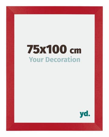 Fotolijst 75x100 cm - Rood - MDF - Mura, Verzenden, Nieuw