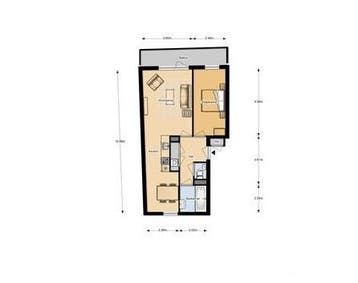 Te Huur 2 Kamer Appartement Tuinderswerf In Almere, Direct bij eigenaar, Almere, Appartement, Almere