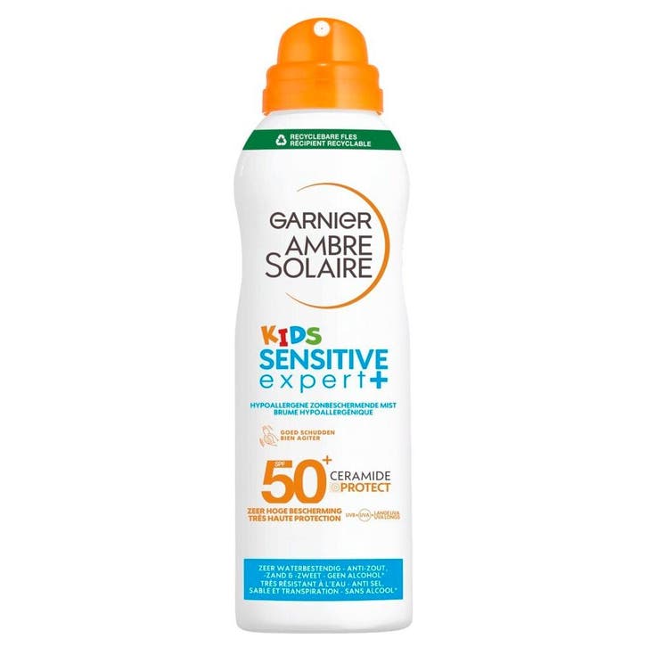 Garnier Ambre Solaire Kids Sensitive Expert+ SPF50+, Sieraden, Tassen en Uiterlijk, Uiterlijk | Lichaamsverzorging, Nieuw, Verzenden