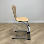 schoolstoel / leerlingstoel met voetenplank, VS Level76-LuPo, Ophalen of Verzenden, Gebruikt, Hout, Eén