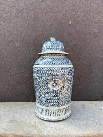 dekselvaas - Porselein - China - Lidded vase (Zonder