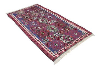 Anatolië Shahsavan Kilim Antiek van Wol - Vloerkleed - 226, Nieuw
