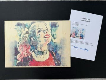 Emma Wildfang - 1 Original drawing - Harley Quinn - Ink and, Nieuw