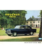 1963 PEUGEOT 404 SEDAN BROCHURE FRANS, Boeken, Nieuw, Peugeot, Author