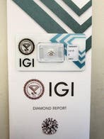 1 pcs Diamant (Natuurlijk) - 1.21 ct - Rond - F - VVS2 -, Sieraden, Tassen en Uiterlijk, Edelstenen, Nieuw