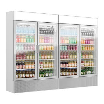 GGM Gastro | (2 stuks) Drankenkoelkast - 2400mm - 2400 liter, Verzenden, Nieuw