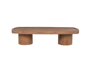 Salontafel Jamari 140x65cm - bruin | Eleonora, Ophalen of Verzenden, Nieuw