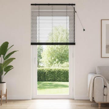 vidaXL Venetiaanse jaloezie Zwart 75 x 250 cm 35 mm, Verzenden, Nieuw, Zwart