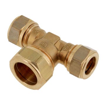 BONFIX Knel messing T-stuk 12 x 15 x 12 mm, Ophalen of Verzenden, Nieuw