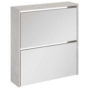 Schoenenrek 2-laags | 63x17x67cm | Tweedekansje | OP=OP, Ophalen of Verzenden, Zo goed als nieuw, Modern