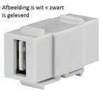 Rutenbeck Keystone USB-A 2.0 zwart, Ophalen of Verzenden, Nieuw