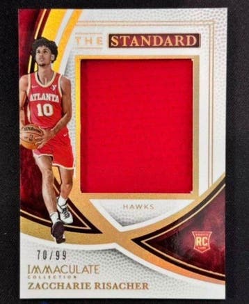 2024/25 Panini Immaculate Collection Zaccharie Risacher /99, Nieuw