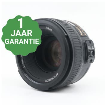 Nikon AF-S 50mm f/1.8G, Verzenden, Gebruikt