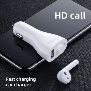 Joyroom Auto USB-adapter met draadloze ear bud, Diversen, Ophalen of Verzenden, Nieuw