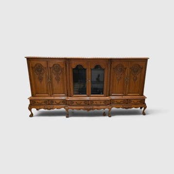 Enfilade Vitrée - Dressoir - Eik - Lodewijk XV