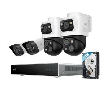 Eufy Beveiligingscamera set; PoE recorder, 2x, Ophalen of Verzenden, Nieuw