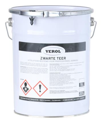 Verol Verol zwarte teer 5 liter, Verzenden, Nieuw