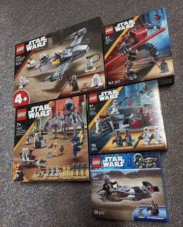 Lego Set - Star Wars - Star Wars , 75372 , 75449 , 75410 ,, Nieuw