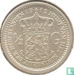 Nederland ½ gulden 1912, Postzegels en Munten, Munten | Nederland, Verzenden, Overige waardes, Losse munt, Goud