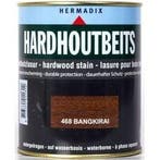 Hermadix Hardhoutbeits - Licht grijs 462 - 0,75 liter, Nieuw, Beits, Ophalen of Verzenden, Grijs