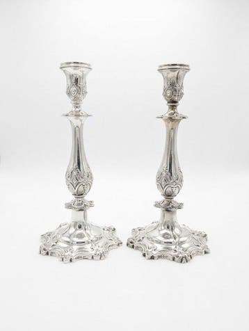 Walker & Hall - Walker & Hall - Kaarsenhouder - .925 zilver